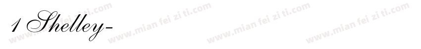 1 Shelley字体转换